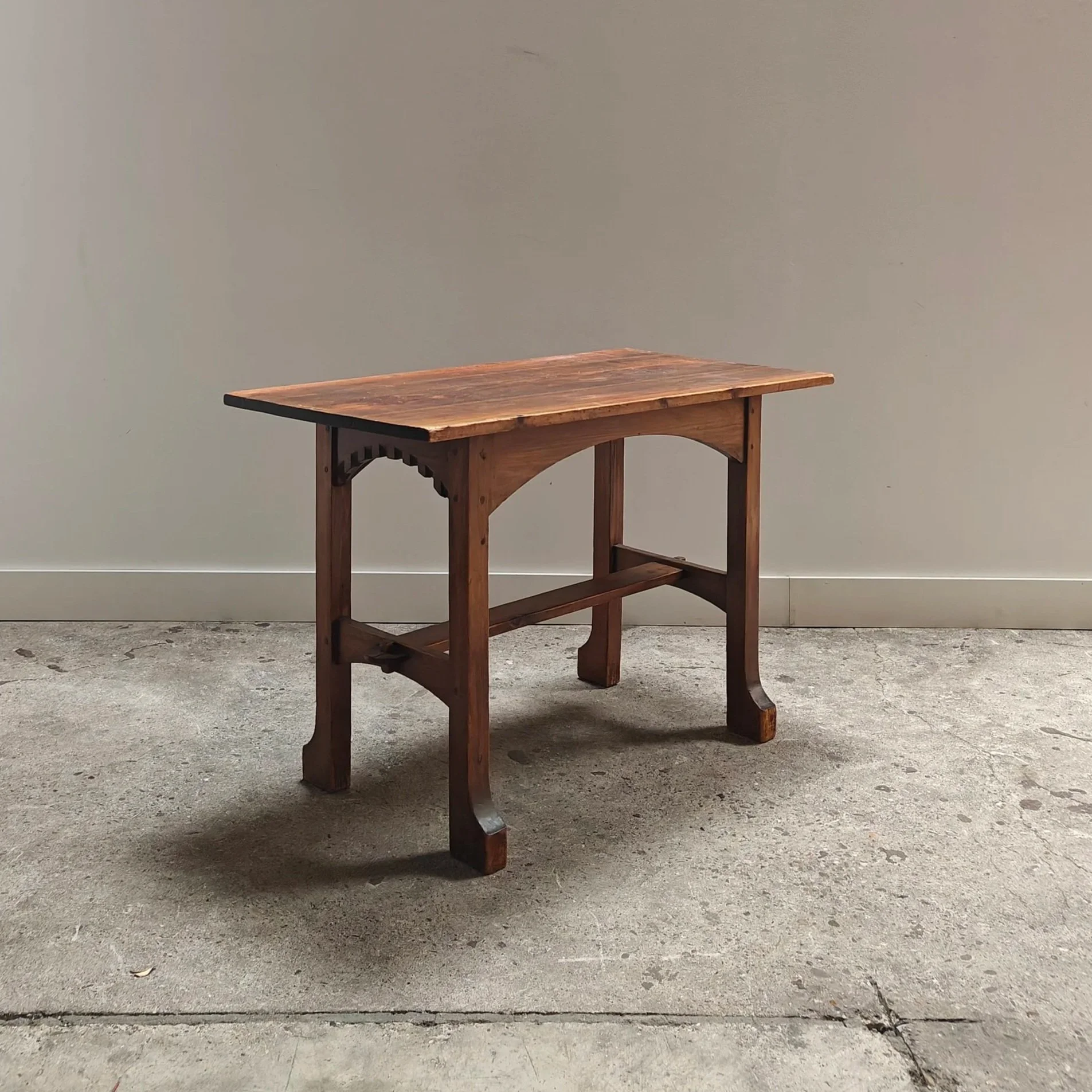 Arts and crafts console table