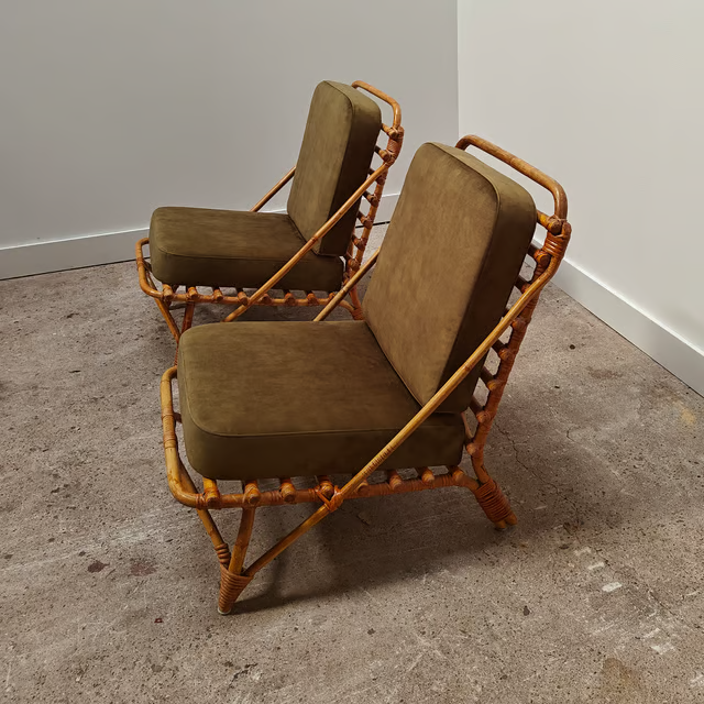 Rare 1950s Rohe Noordwolde easy chairs