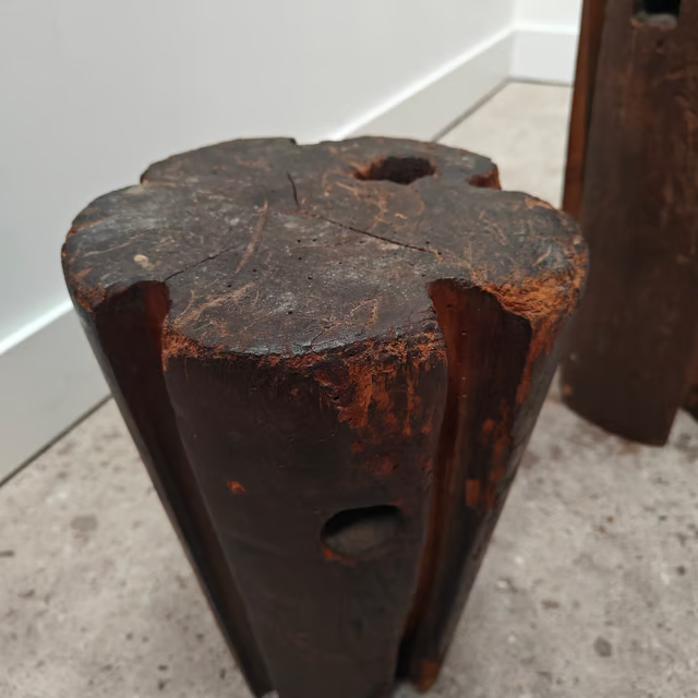 Antique wooden wabi sabi pedestals 8.png
