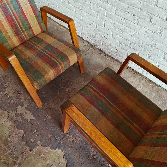 1950's checkered armchairs 6.png
