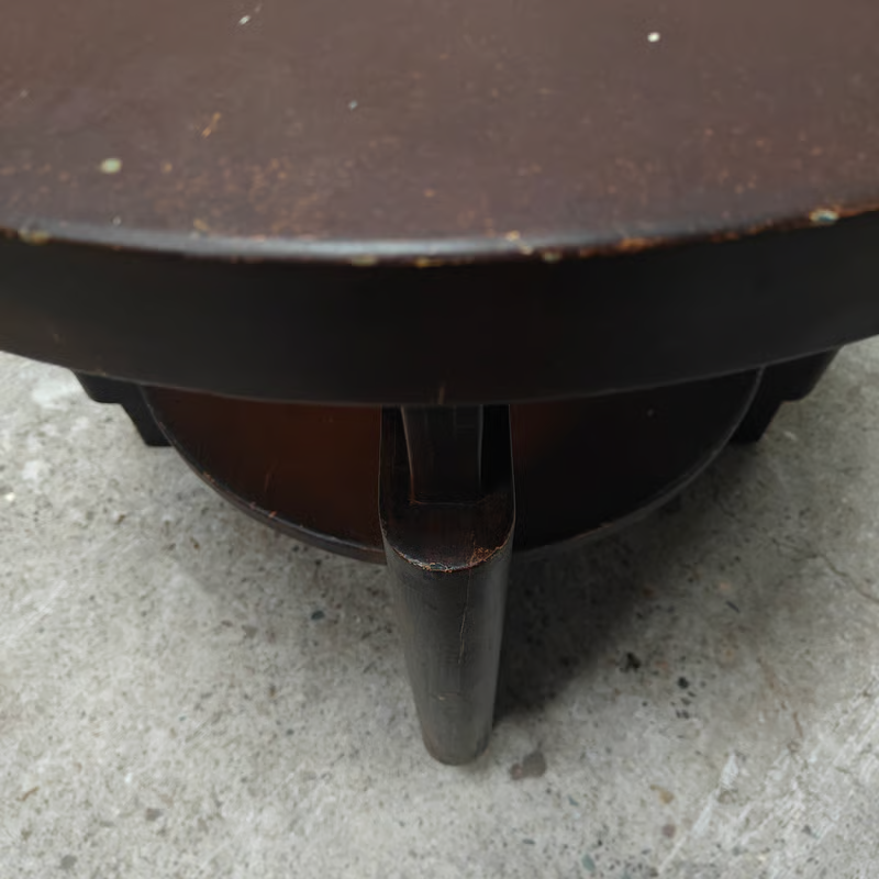 Patinated Amsterdamse school side table 2.png