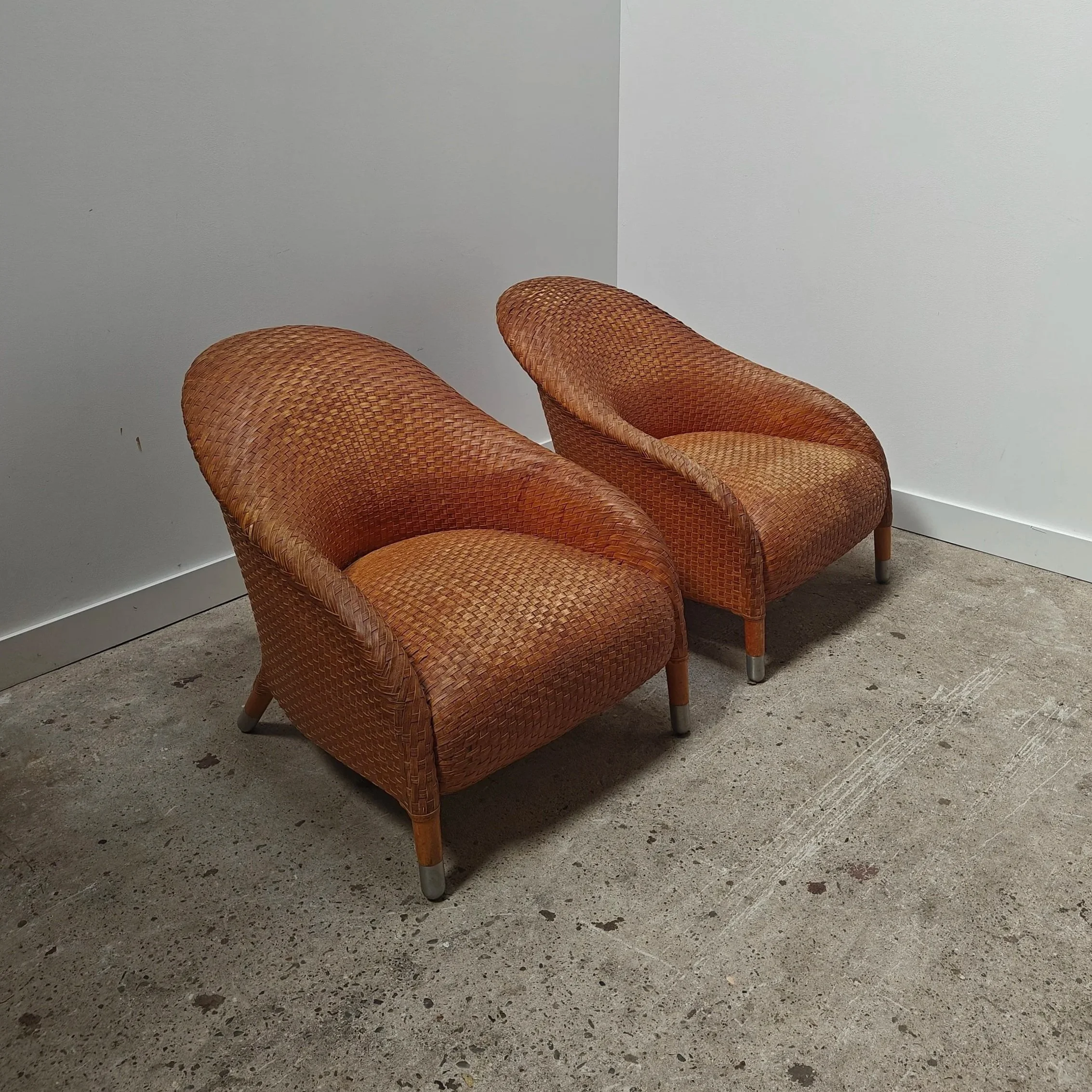 Wooven+cognac+leather+armchairs+2.jpg