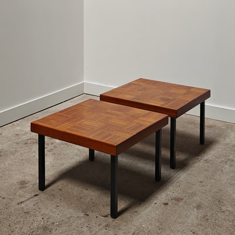 Wood parquet side tables set-2 5.png