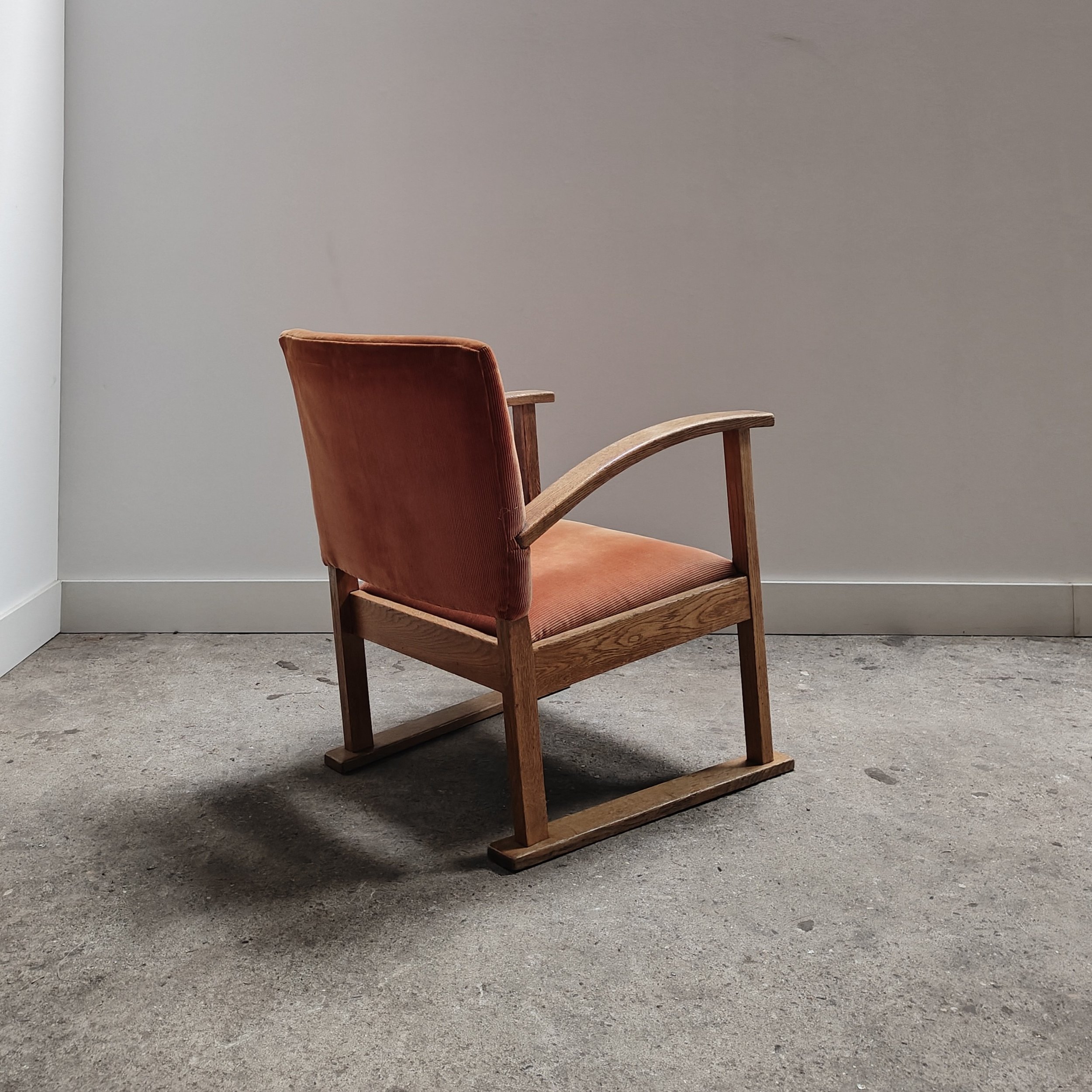 Dutch sled armchair from the 1940s