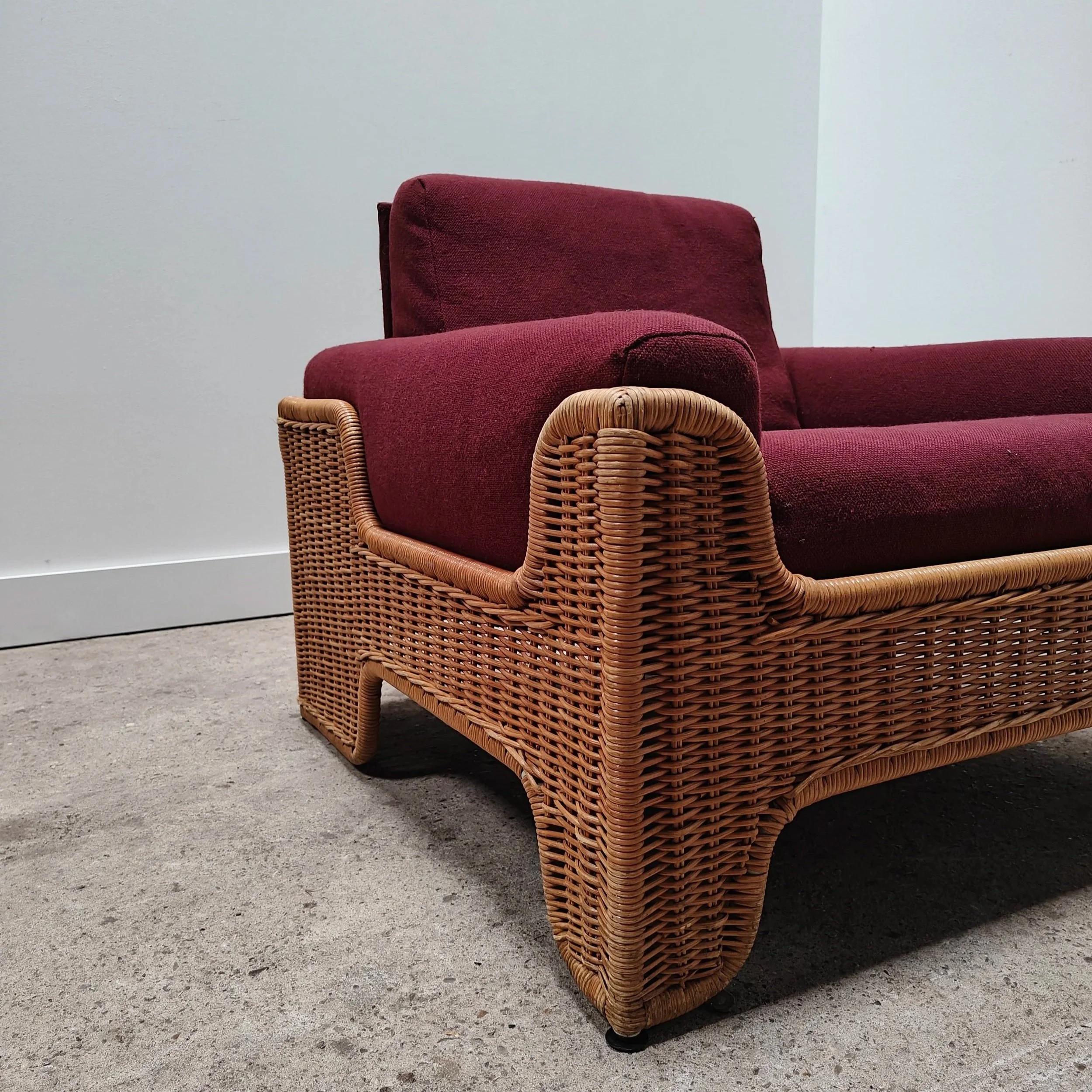 Modernist rattan armchair by Gebr Jonkers model Pistato5.jpg