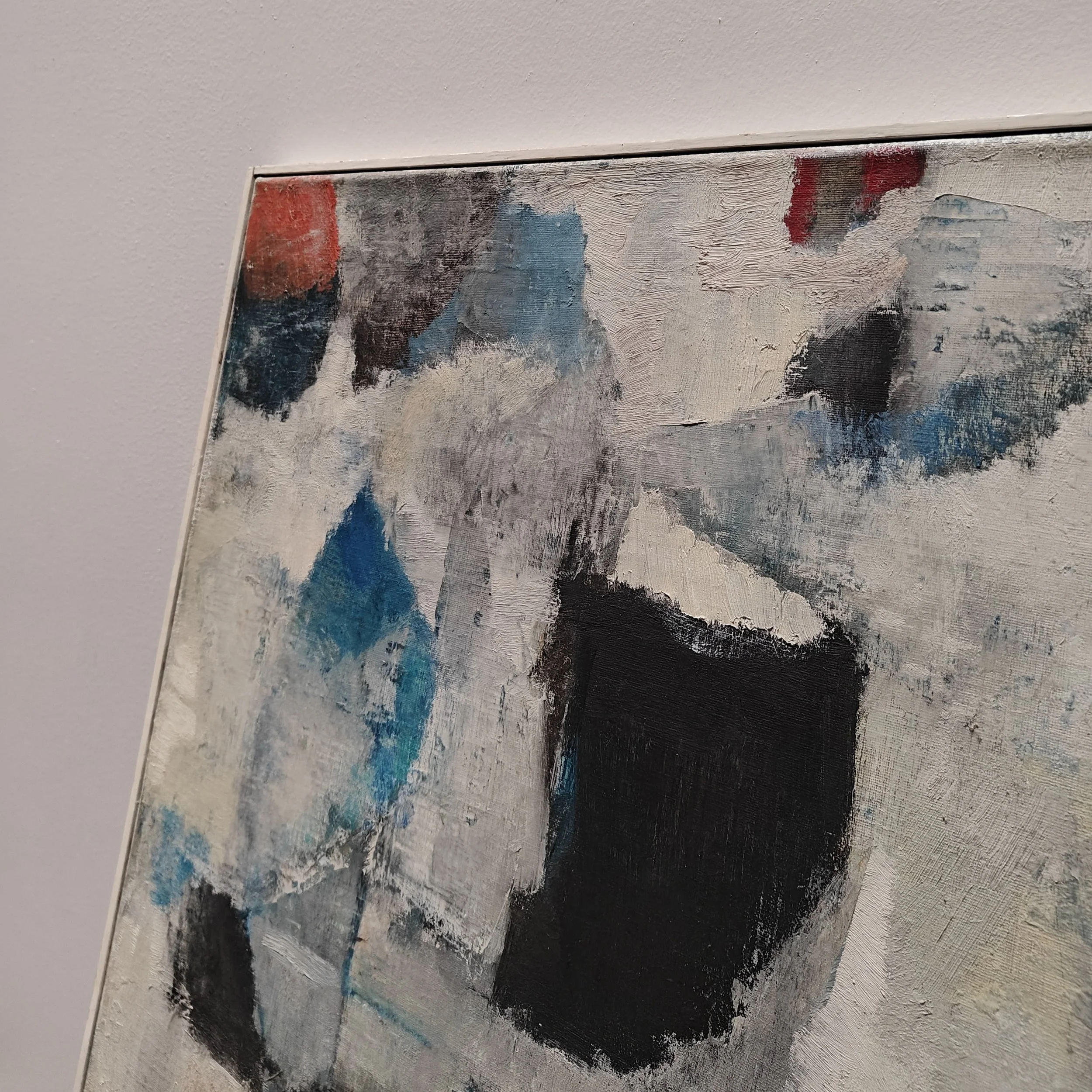 Abstract painting signed Pieter Anton van Leeuwen 1958 10.jpg