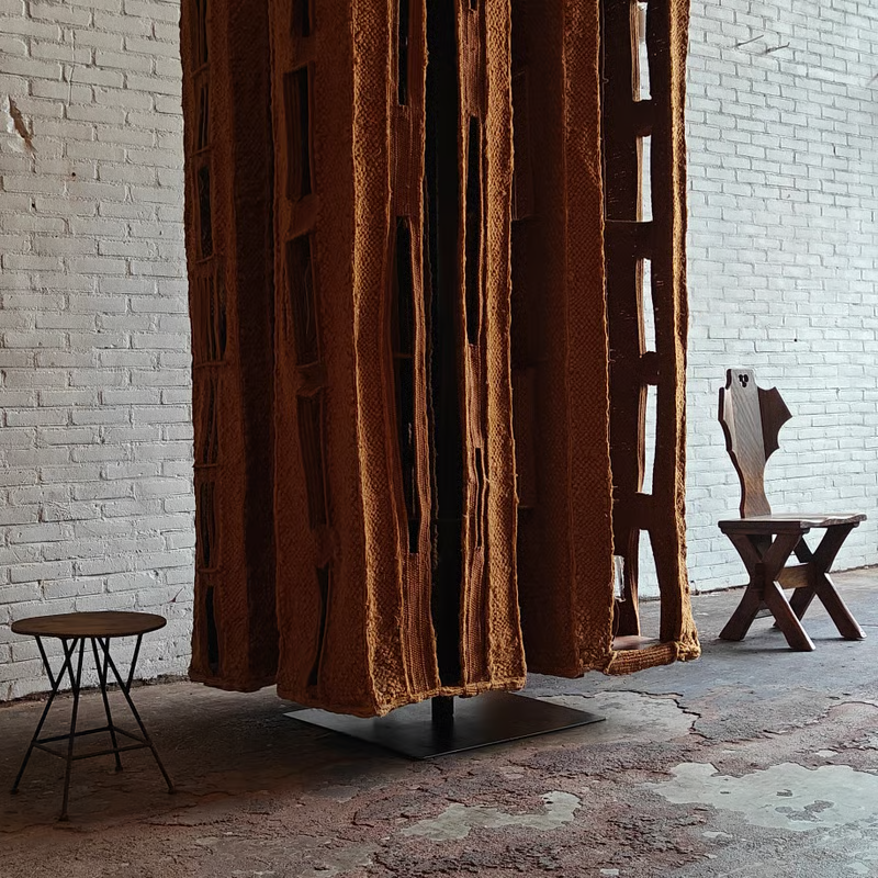 XL floating tapestry from 1970s, by Anneke dan Boer