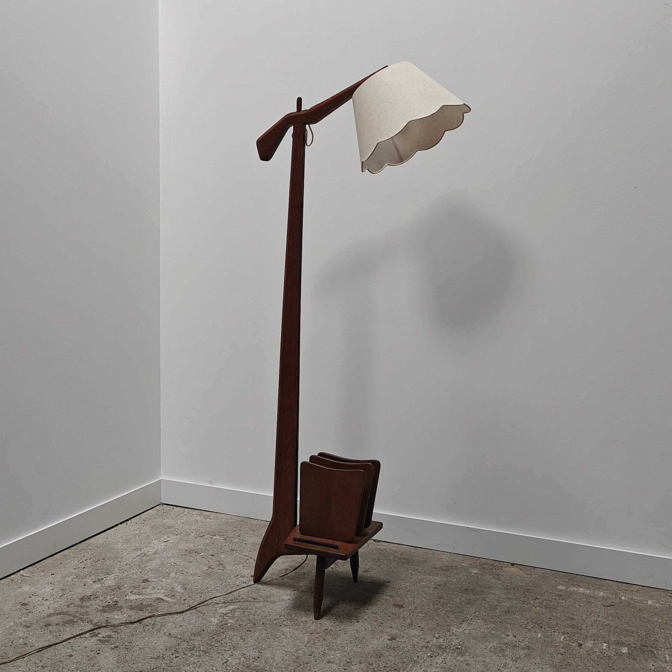 Unique 1950s floorlamp from France