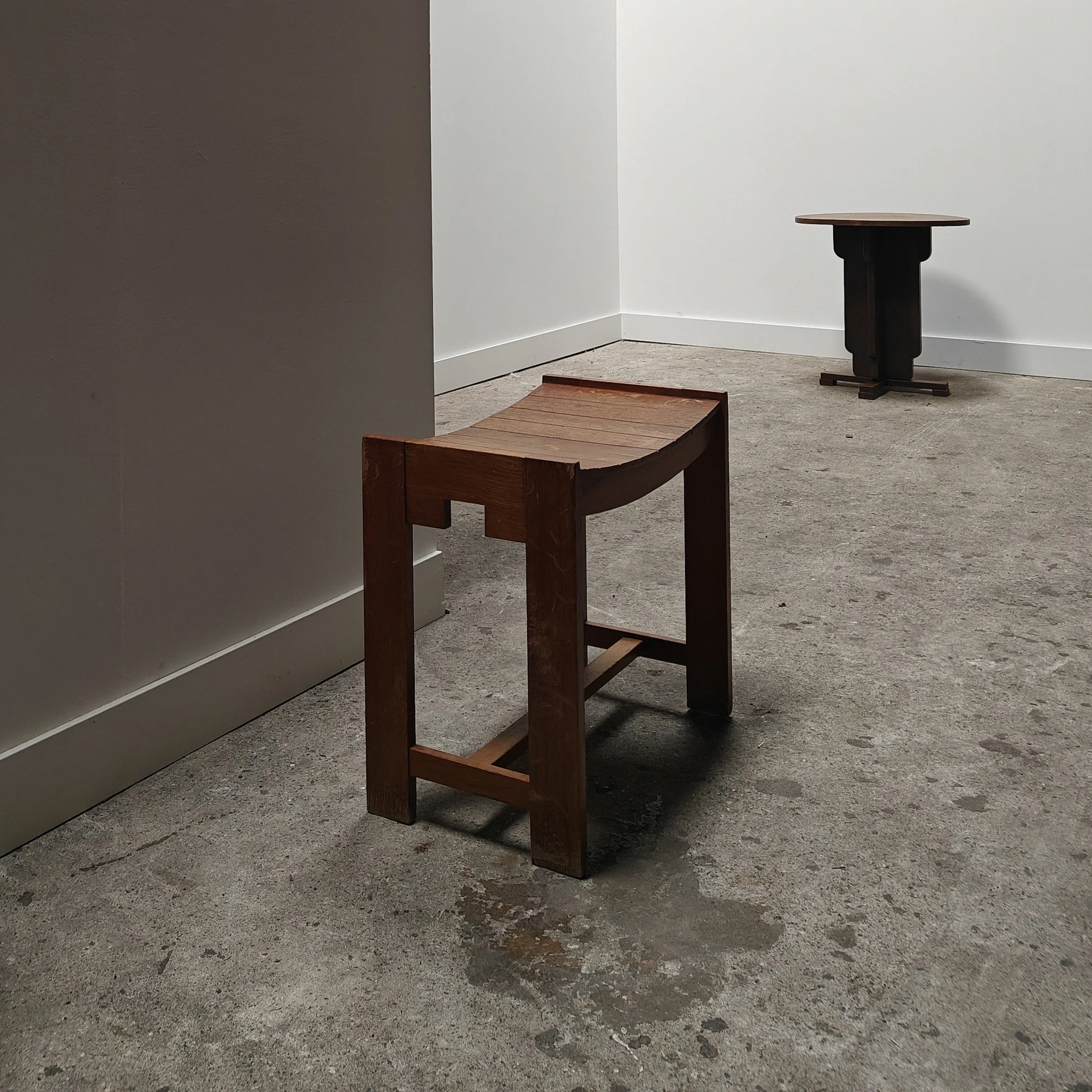 Solid wood art deco stool 1.jpg