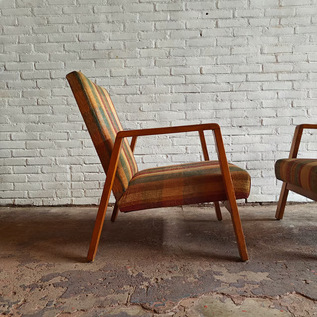 1950's checkered armchairs 3.png