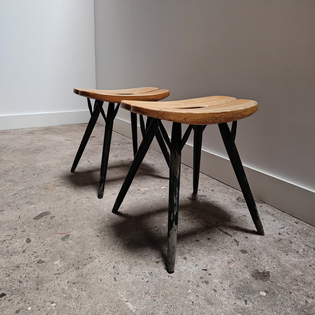 Pirkka stools, Ilmari Tapiovaara, Laukaan Puu 1950's 4.png