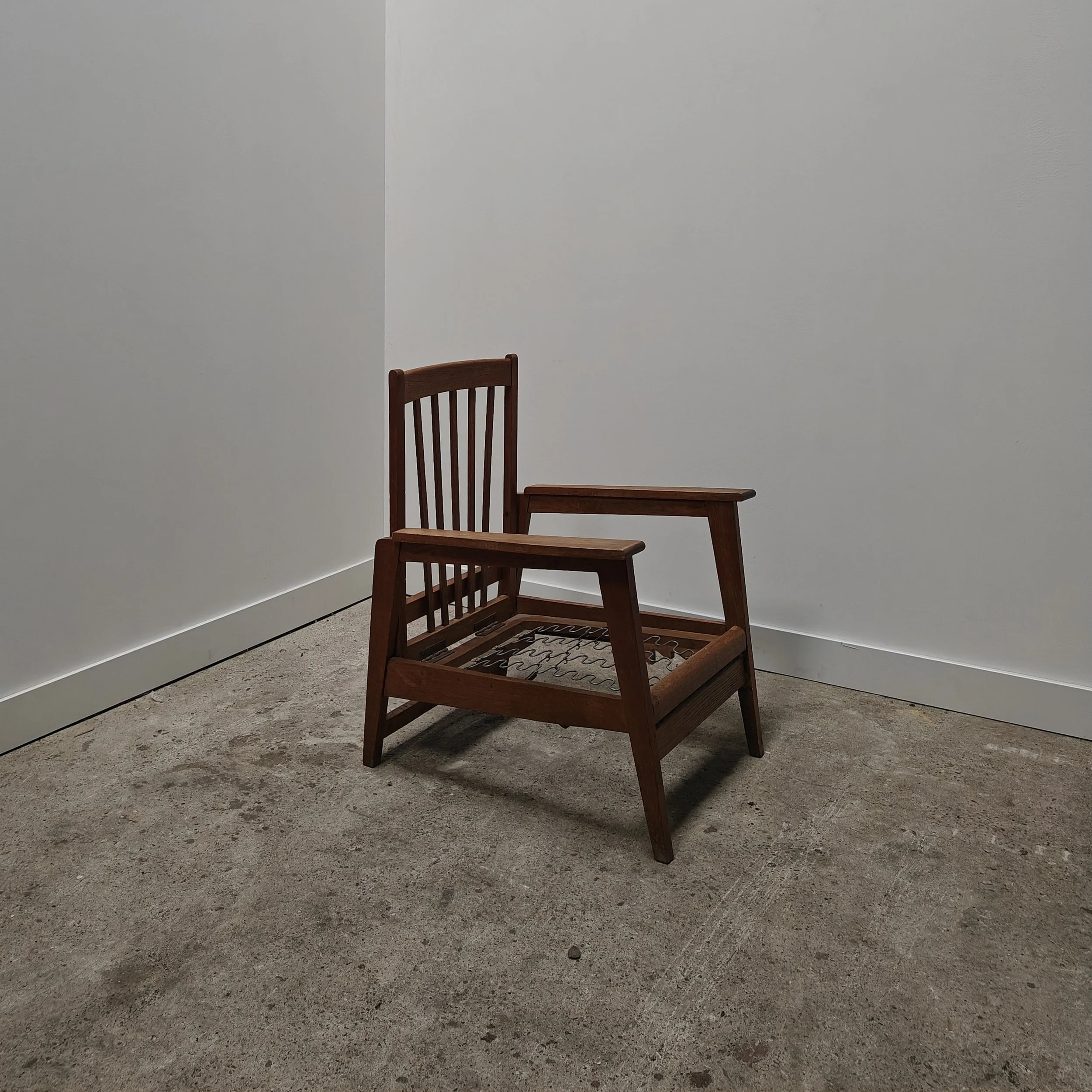 Frensch reconstruction armchair with adjustable backrest 1950 4.jpg