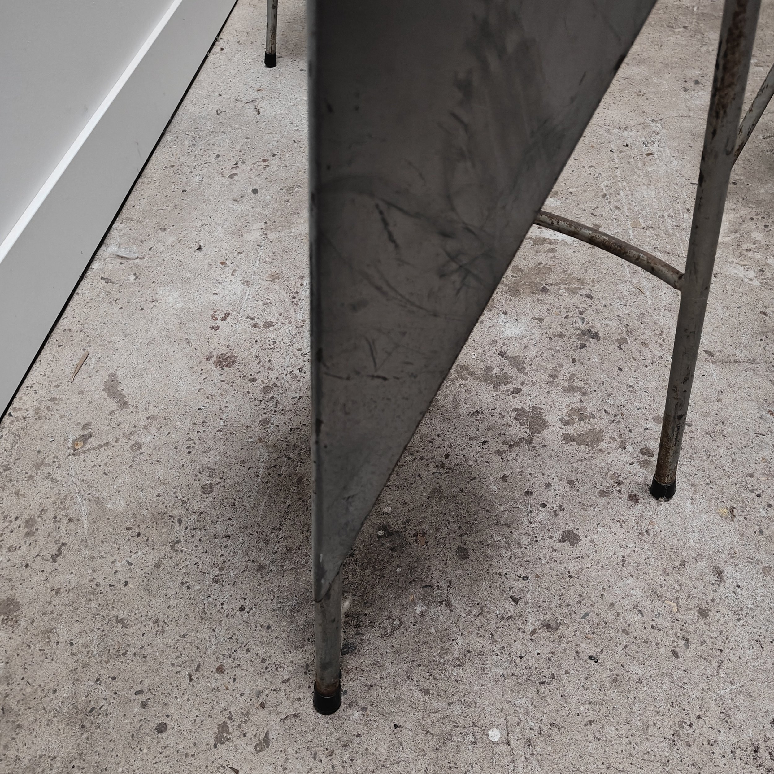 Set of six modernist metal stools from France 1960s 6.jpg