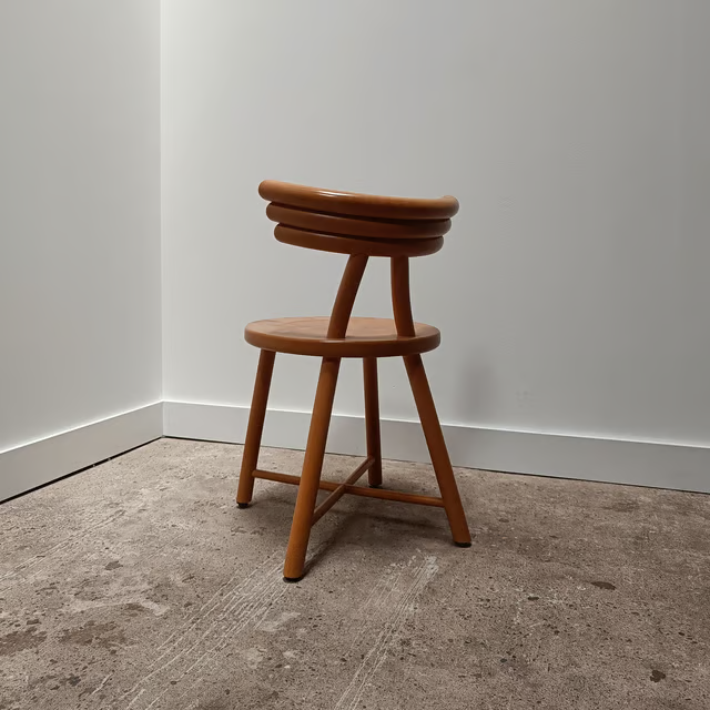 Sculptural 1980's chair