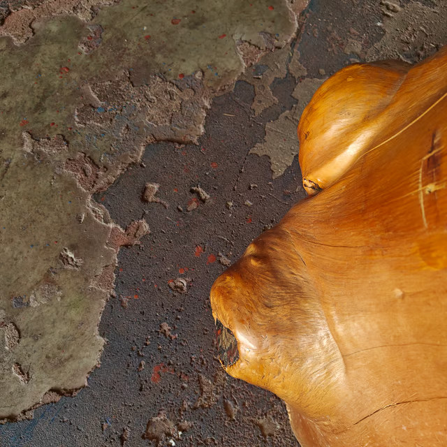 Large old tree trunk chair natural with knots 8.png