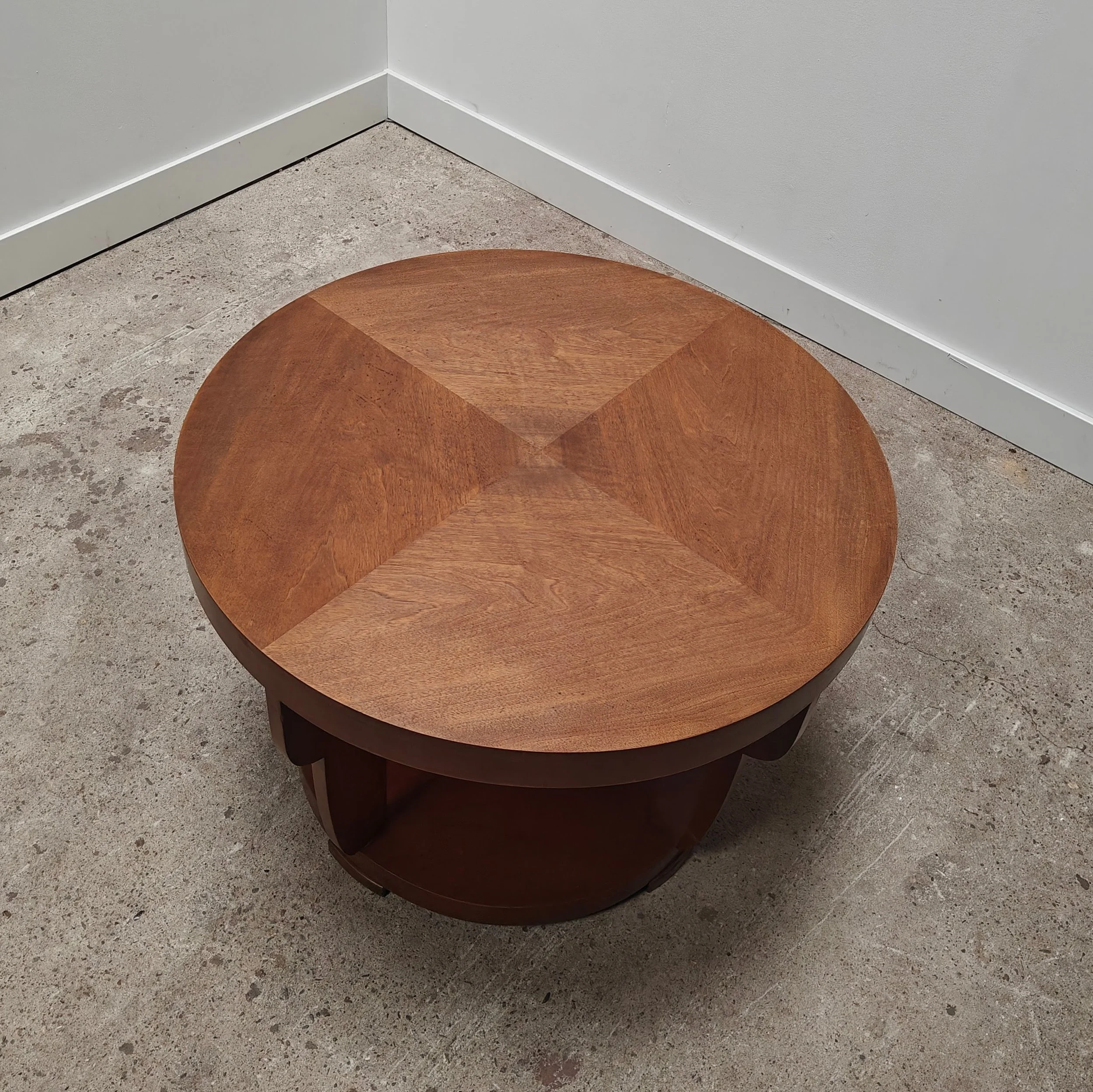 Art Deco side table with a flared shape and double top 7.jpg
