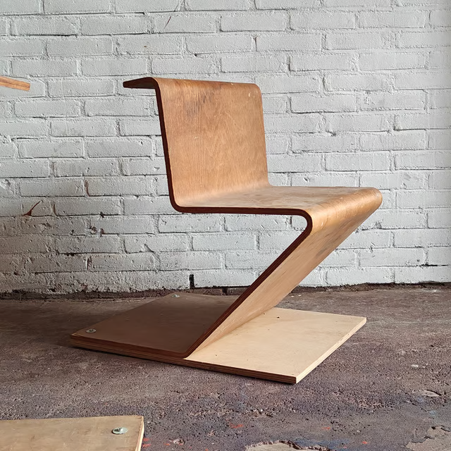 Unique sculptural plywood chairs Studies from the 1970's 6.png