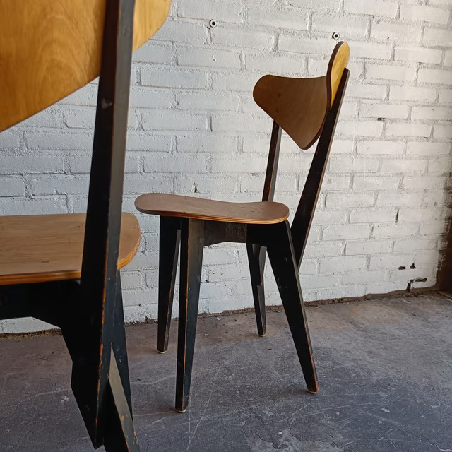 Hein Stolle dining chairs 1940's