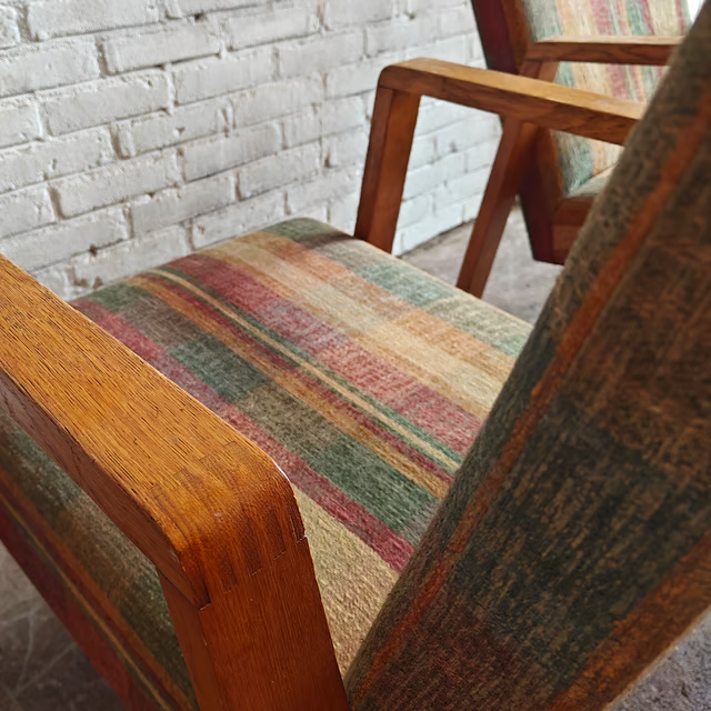 1950's checkered armchairs 9.png