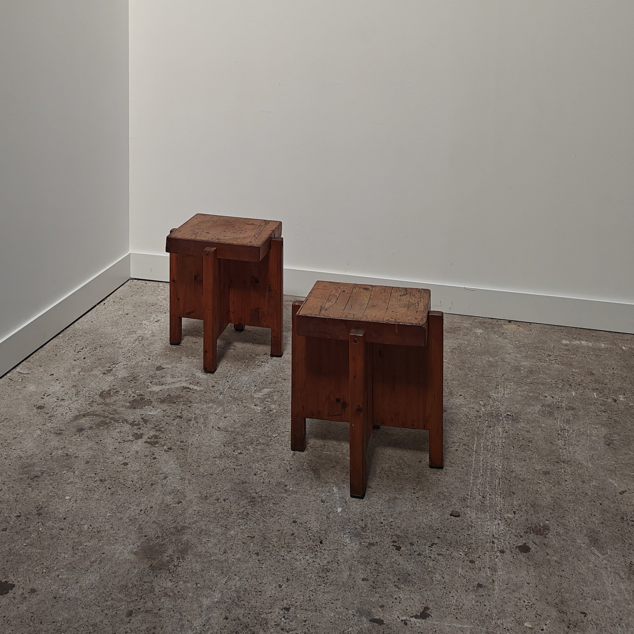 French pine cubist stools 5.jpg