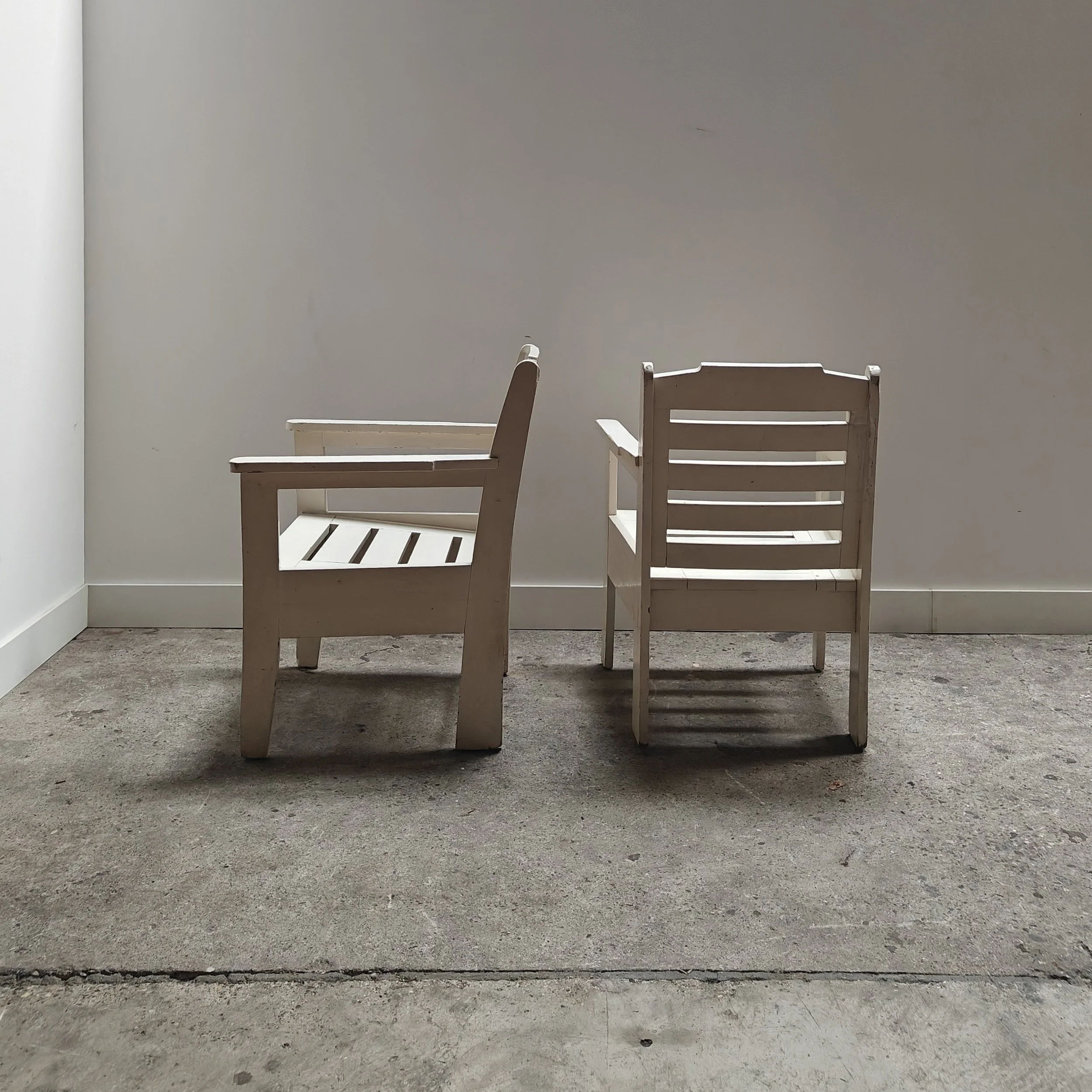 White painted Amsterdamse school armchairs 1930s 15.jpg