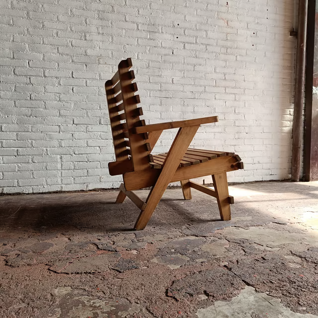 1950s slatted pine armchair 10.png