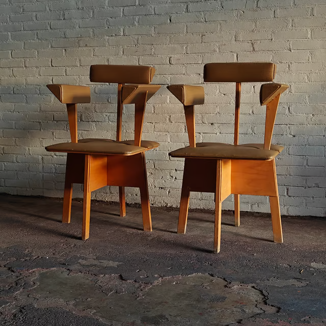 Modernist 1950's adjustable armchairs, set-2 7.png