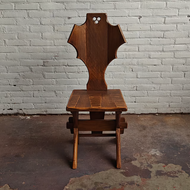 Brutalist single chair