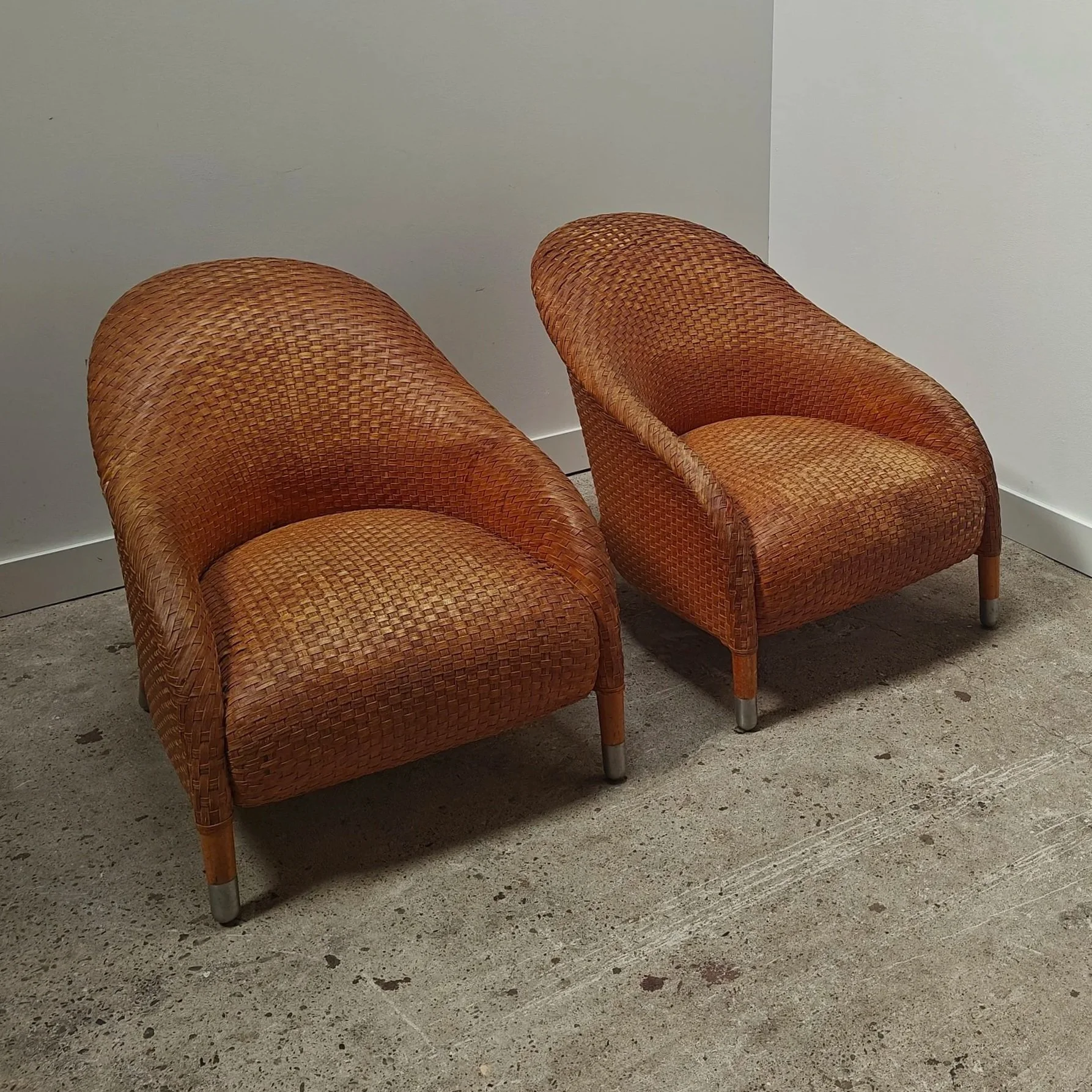 Wooven+cognac+leather+armchairs+4.jpg