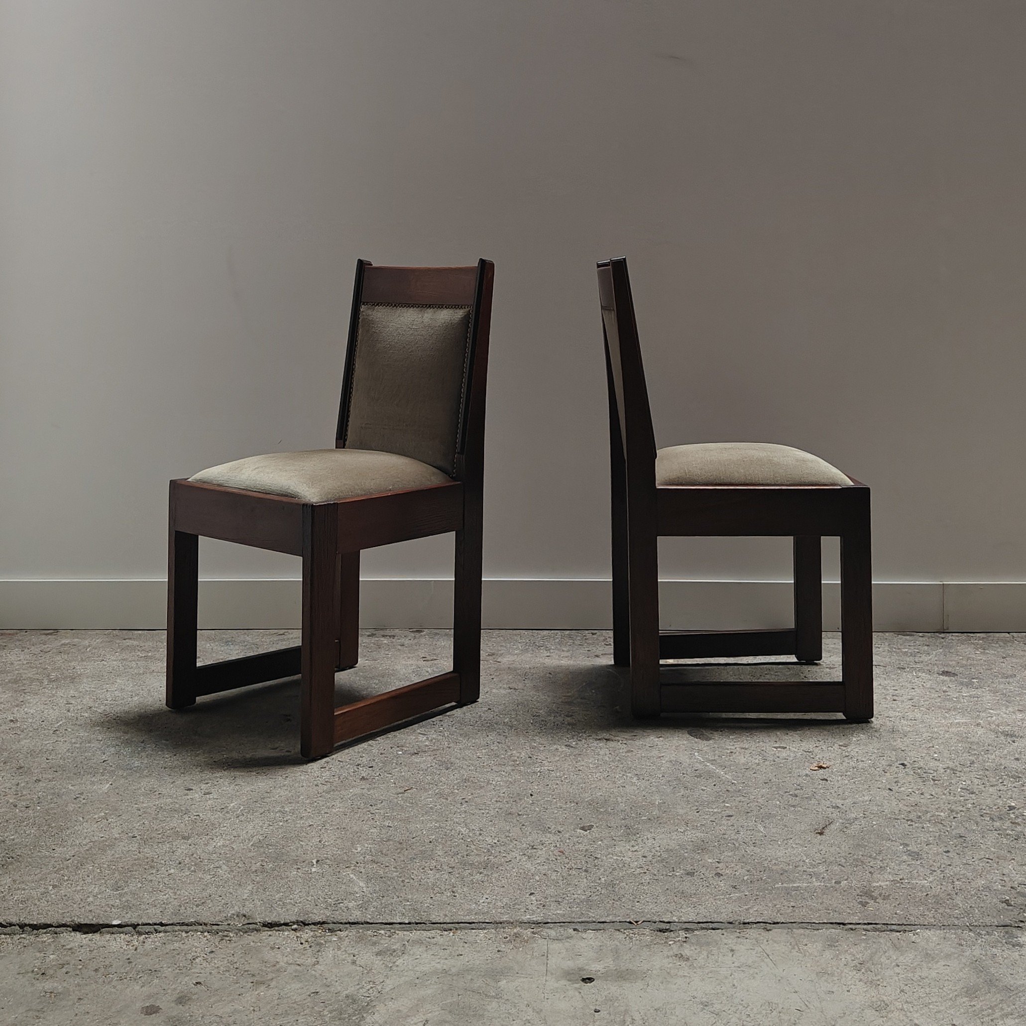 Haagse school dining or side chairs green veloer 7.jpg