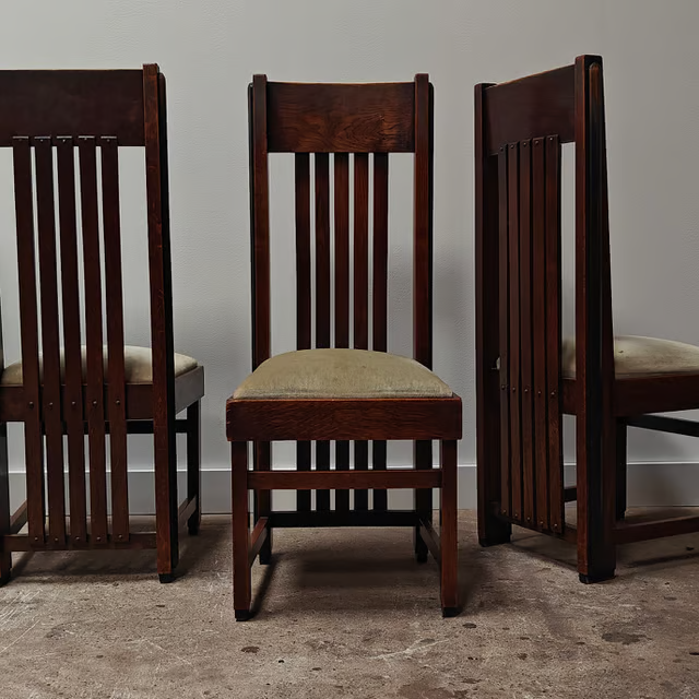 Highback 'Hague school' chairs