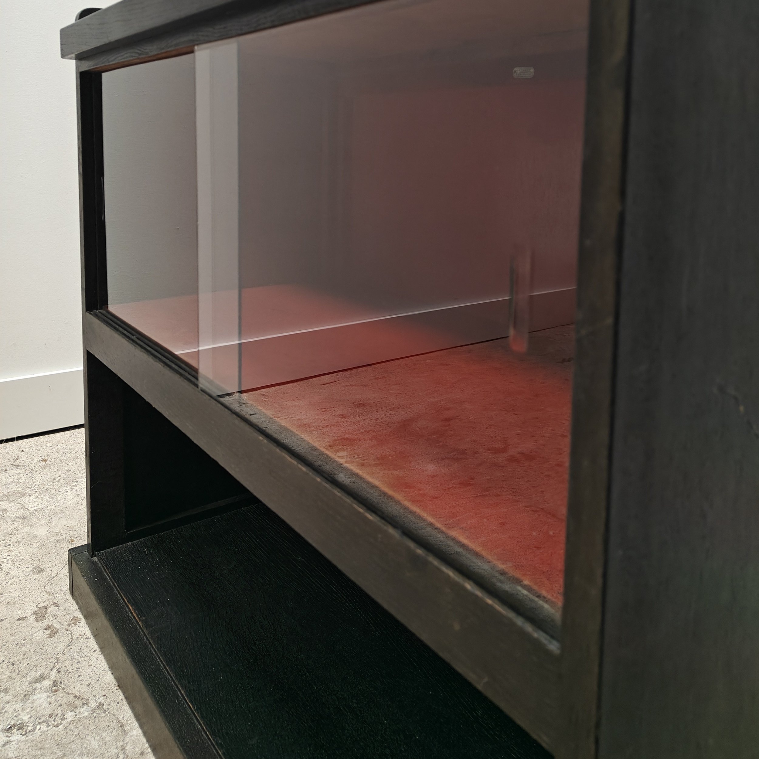 Rare J Brunott Den Haag cabinet, interior view