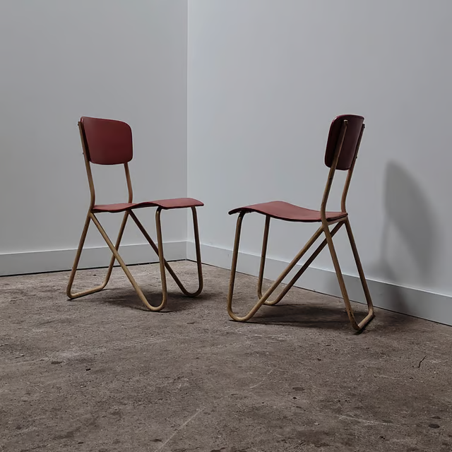 Cor Alons tubular chairs 1930, set/2