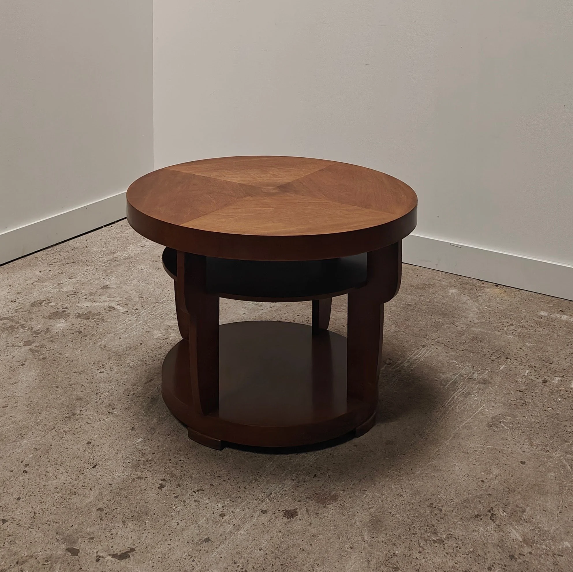 Art Deco side table with a flared shape and double top 2.jpg