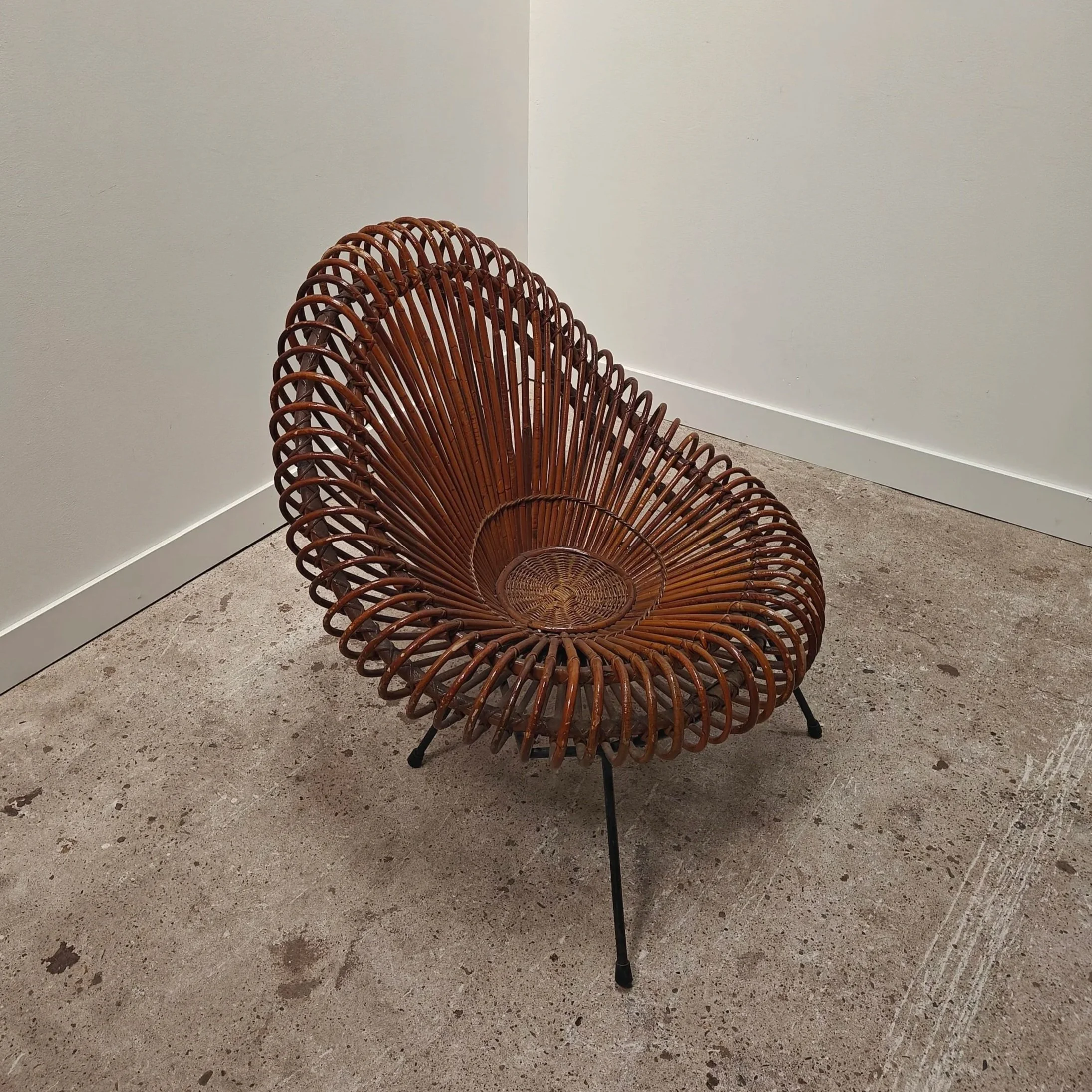 Italian+rattan+easy+chair+by+Janine+Abraham+and+Dirk+Jan+Rol+1950s+2.jpg