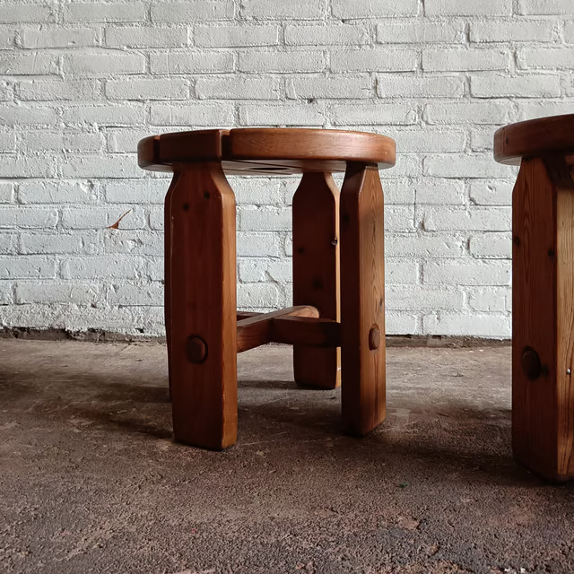 Scandinavian 1970s pine stools, set-2 1.png