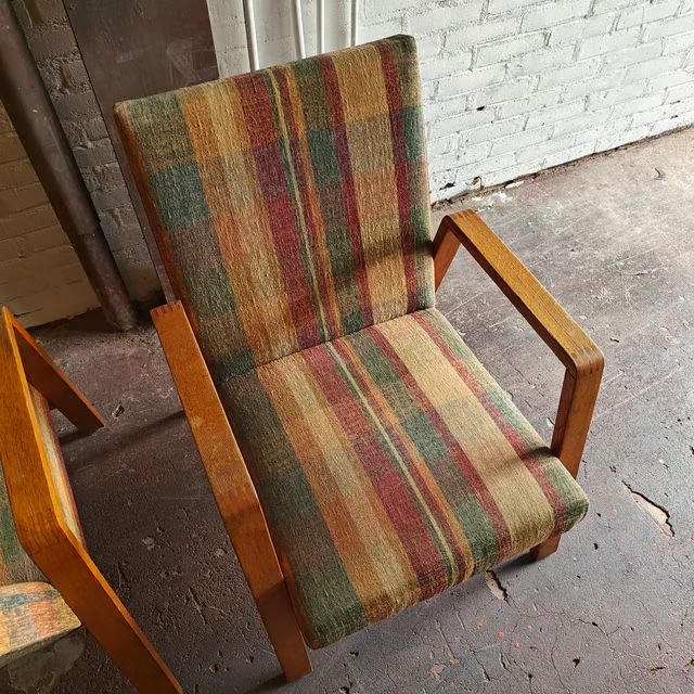 1950's checkered armchairs 5.png