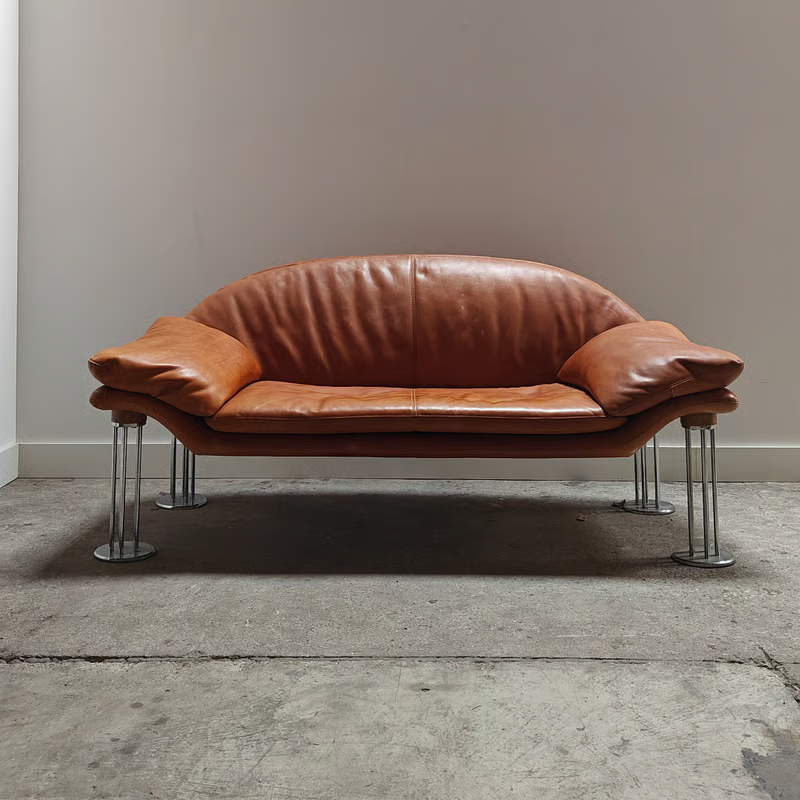 Cognac leather sofa by Burkhard Vogtherr 6.png