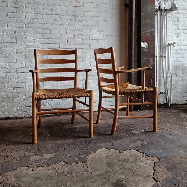 Kaare Klint, model 'church' arm chairs