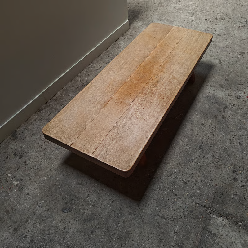 Low and long oak coffee table with Japanese feel 3.png