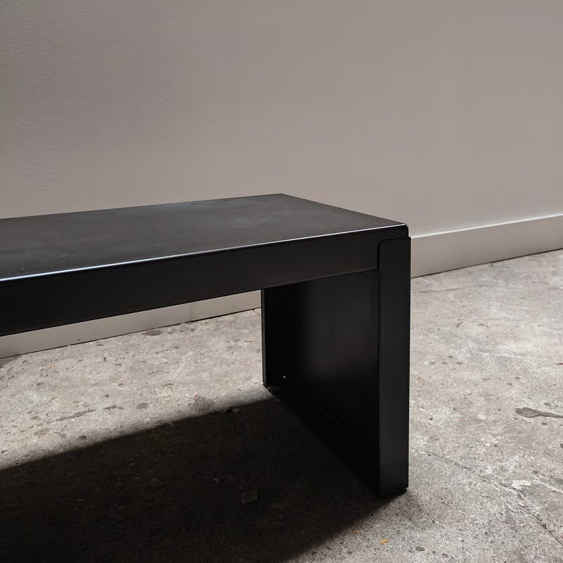 Dark steel rectangular coffee table or low sidetable 7.png