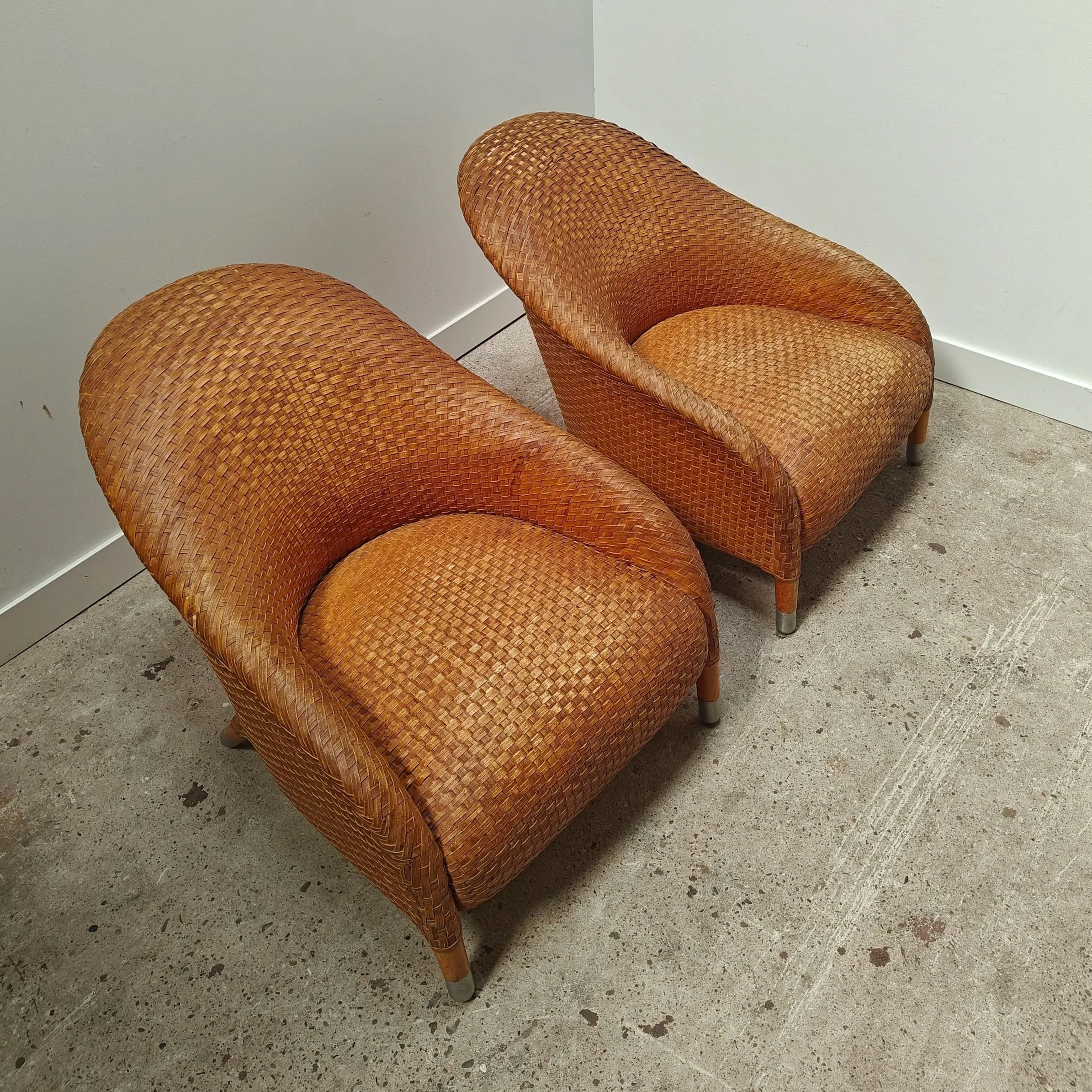 Wooven+cognac+leather+armchairs+3.jpg