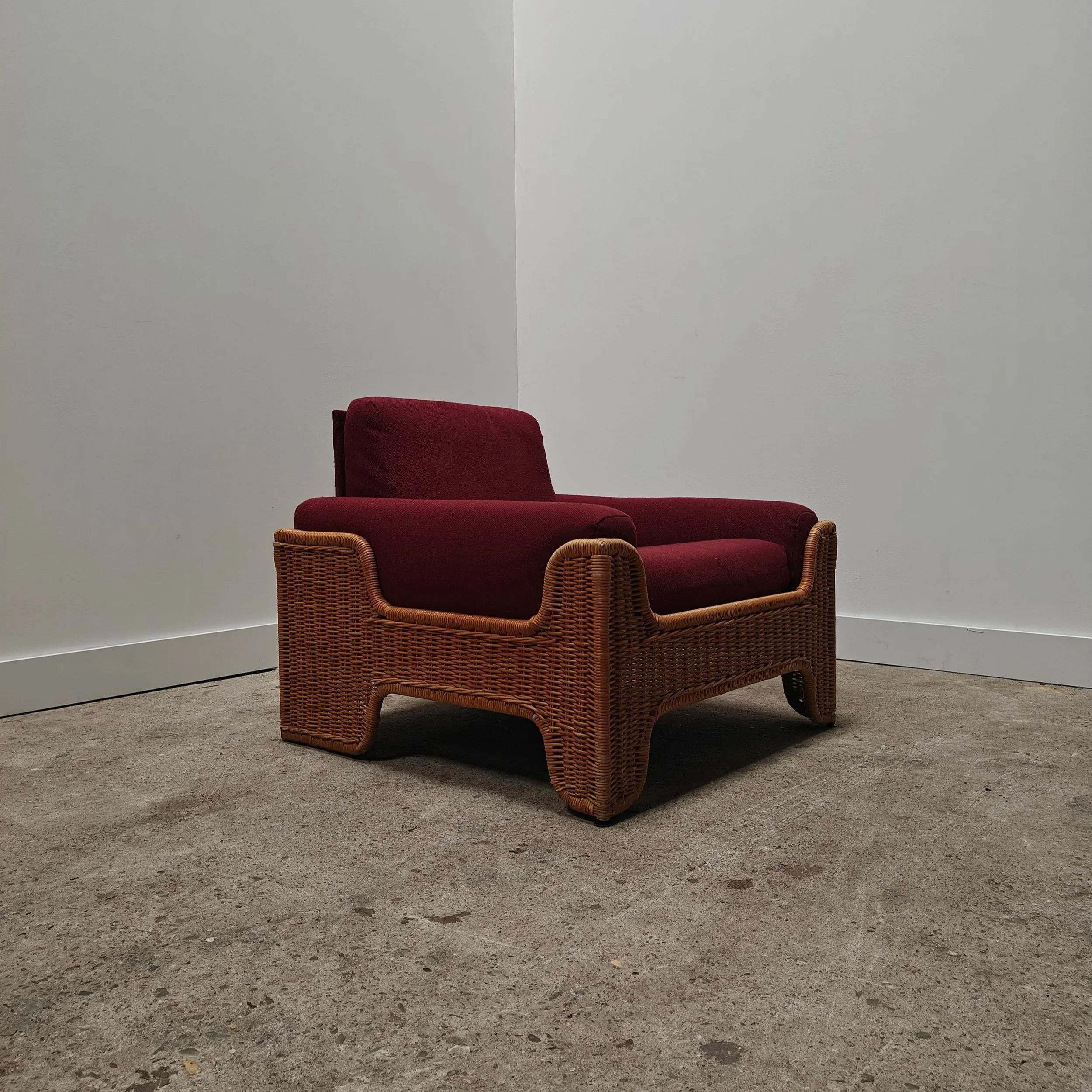 Modernist rattan armchair by Gebr Jonkers model Pistato7.jpg