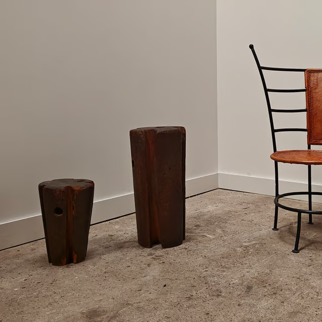 Antique wooden wabi sabi pedestals 3.png