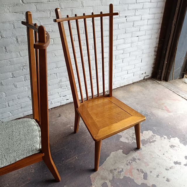 Unique Bas van Pelt high back chairs, set-2 7.png