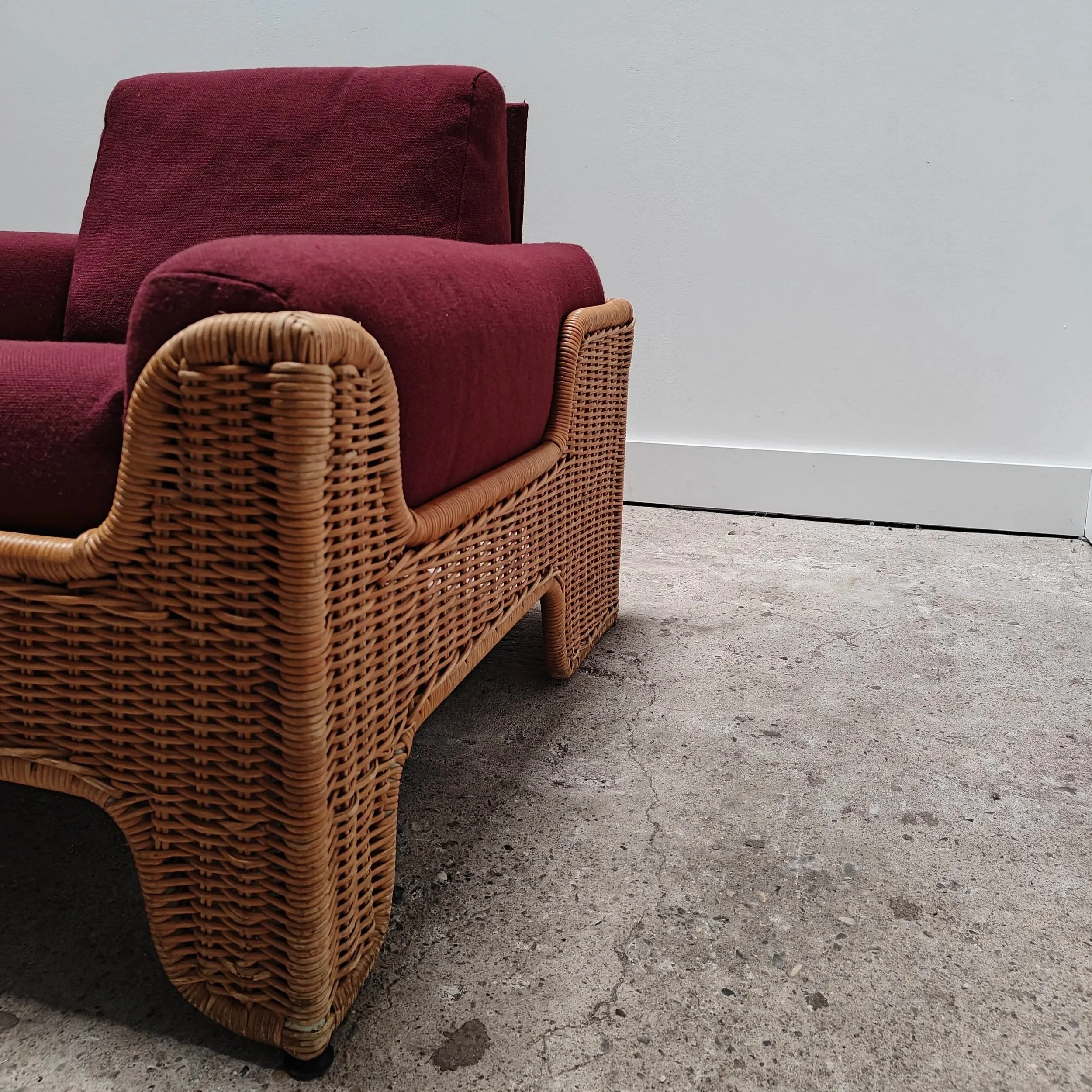 Modernist rattan armchair by Gebr Jonkers model Pistato9.jpg