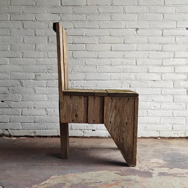 Sculptural 1980's carpenter made garden chairs 5.png