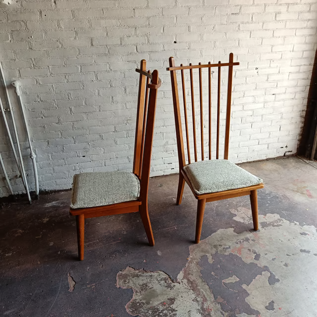 Unique Bas van Pelt high back chairs, set-2 13.png