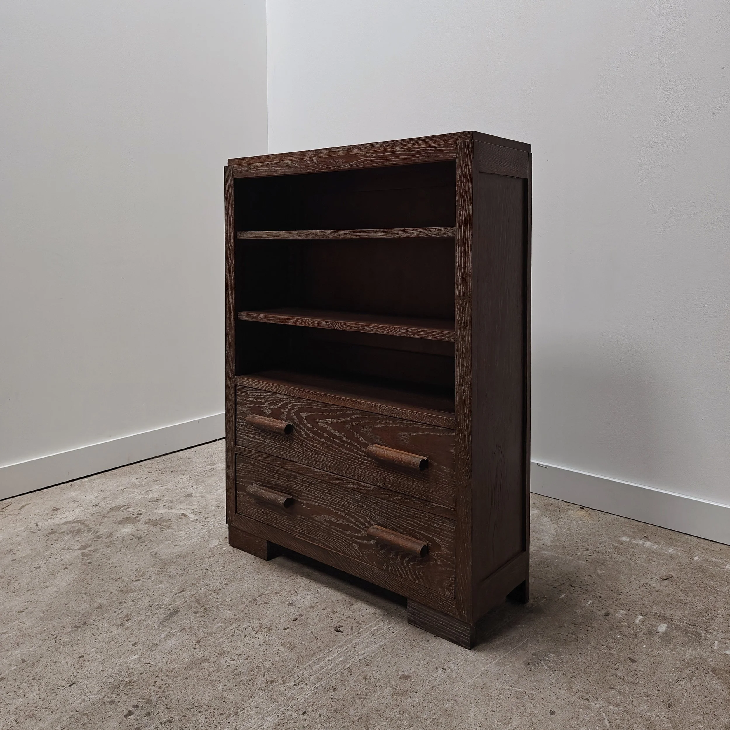 Art deco oak bookcase with drawers 5.jpg