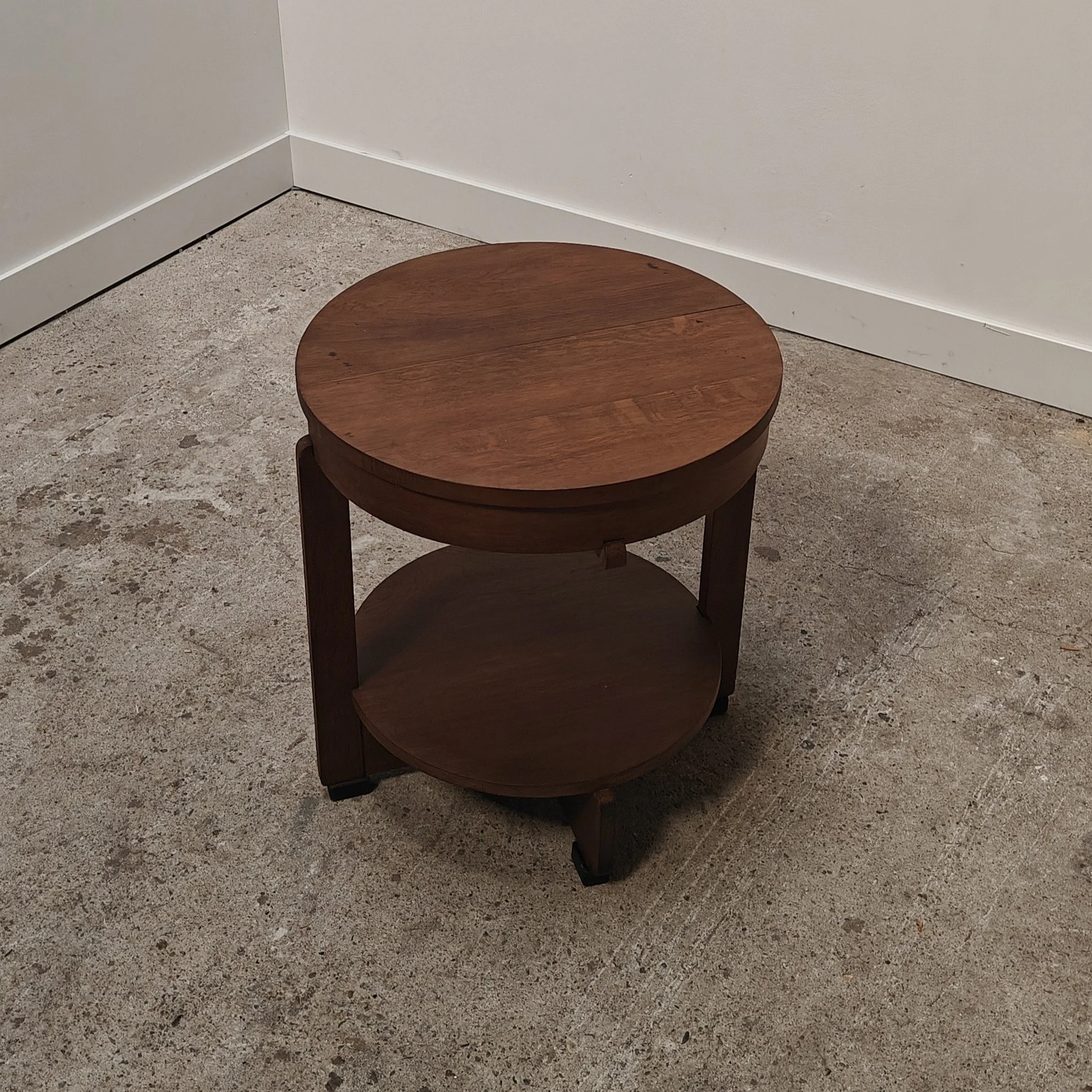 Amsterdam school oak sidetable with semi floating top 14.jpg